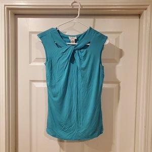 Gorgeous Twist Detail Cap Sleeve Blouse Tank Top